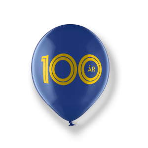 Ballong blå 100 år