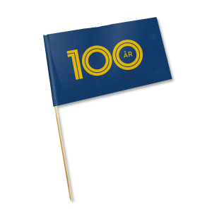 Miniflagga 100 år